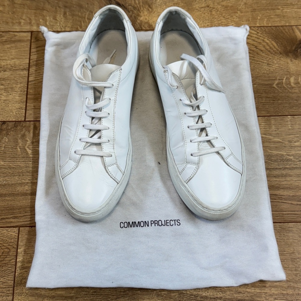 Common Project Mens Sz 8.5 Archilles Low in White
